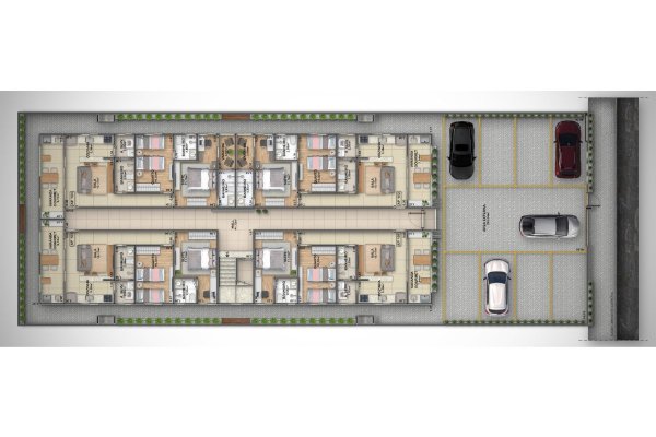 Apartamentos 1 e 2 quartos (com suíte) à venda próximo à praia no Jardim Atlântico em Itaipuaçu, Maricá/RJ